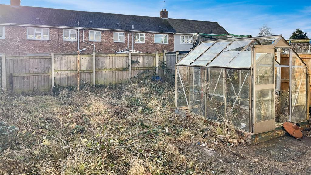 Rear of property