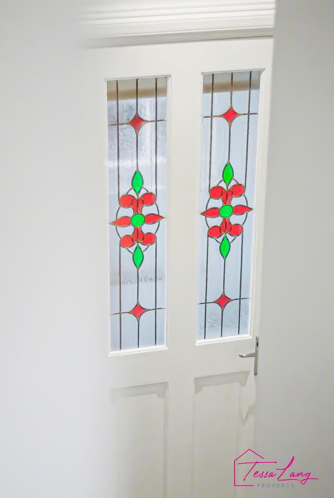 Stained glass feature