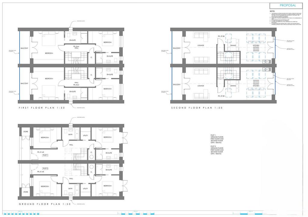 12 E Proposed Front Houses Floor Plans page-0001 -
