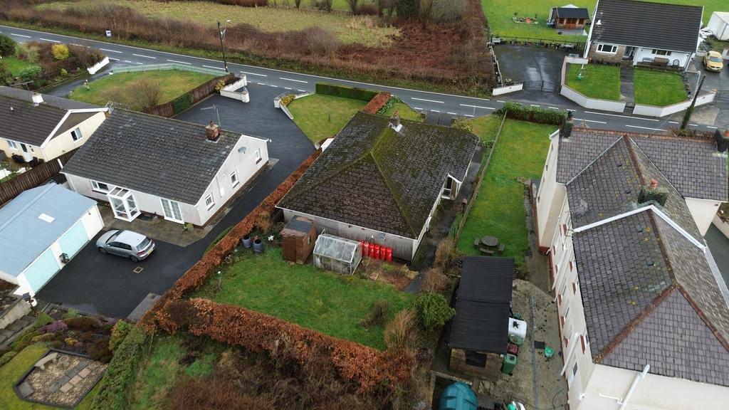 Rear of property