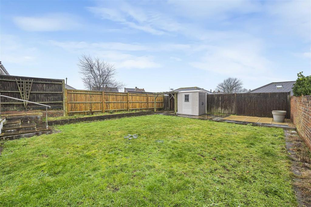 West Facing Rear Garden