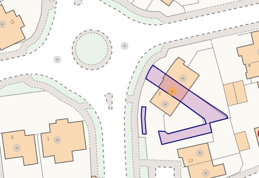 Property Plan Showing Parking Spaces