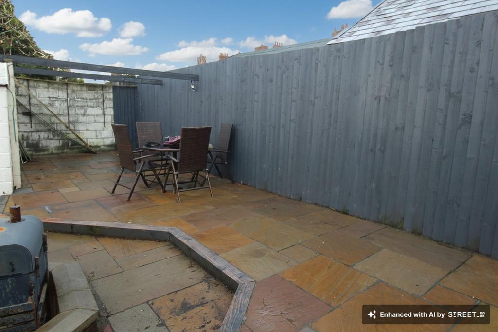 Rear garden