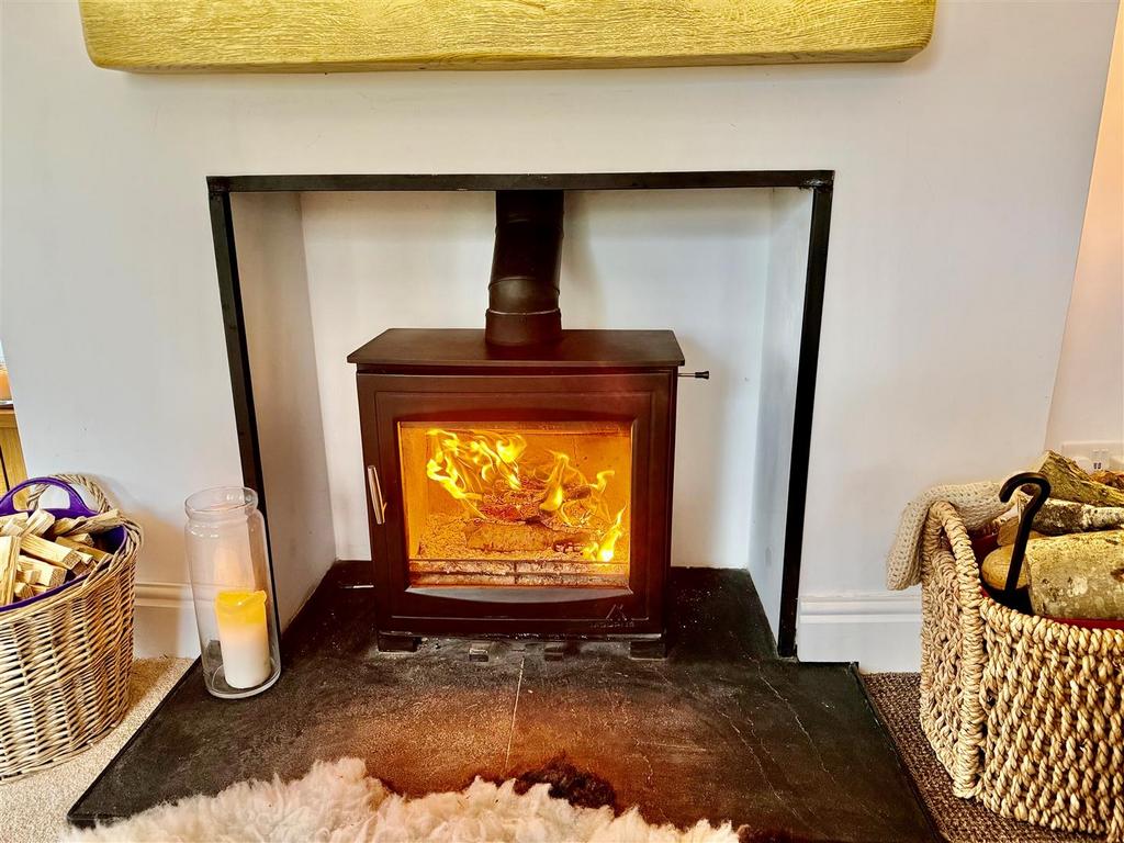 Log Burner in the Lounge