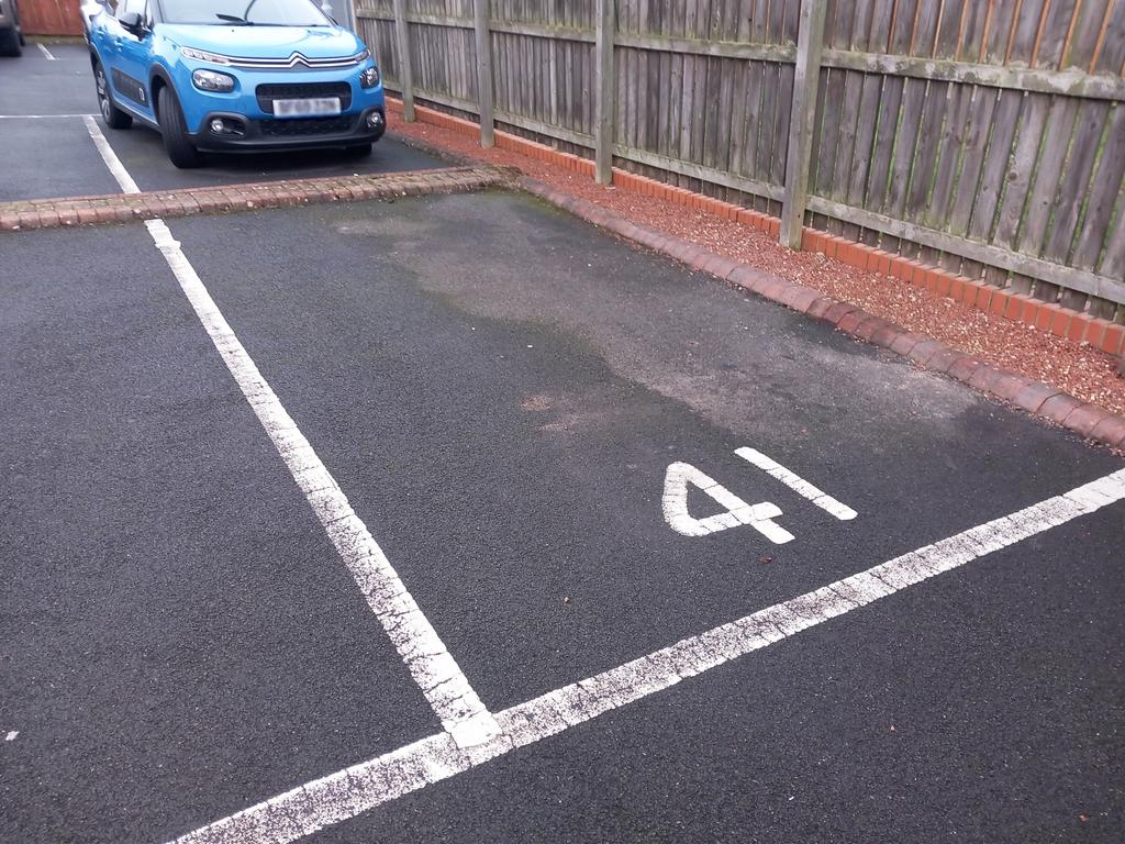 Allocated parking space