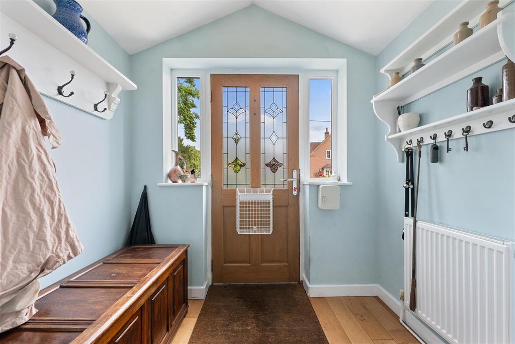 Initial entrance porch