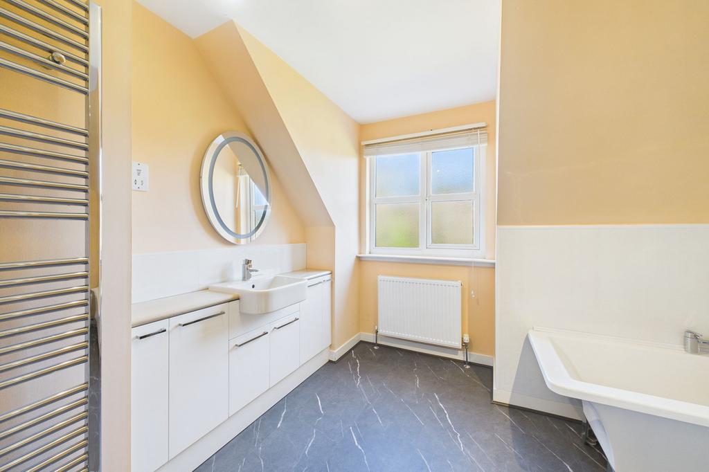Upstairs Bathroom Angle 1