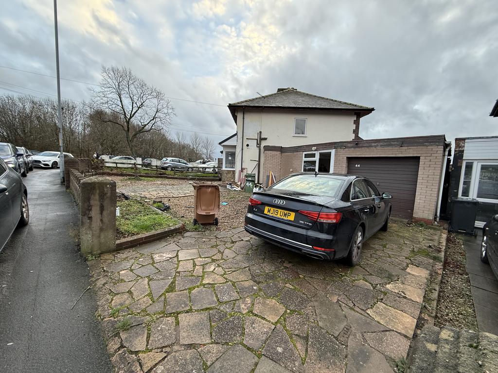 Garage and side view