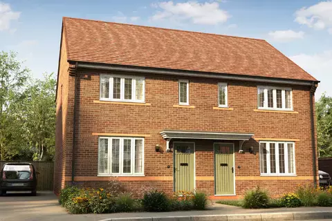 2 bedroom semi-detached house for sale, Plot 480, The Dekker at Bloor Homes at Pinhoe, Farley Grove EX1