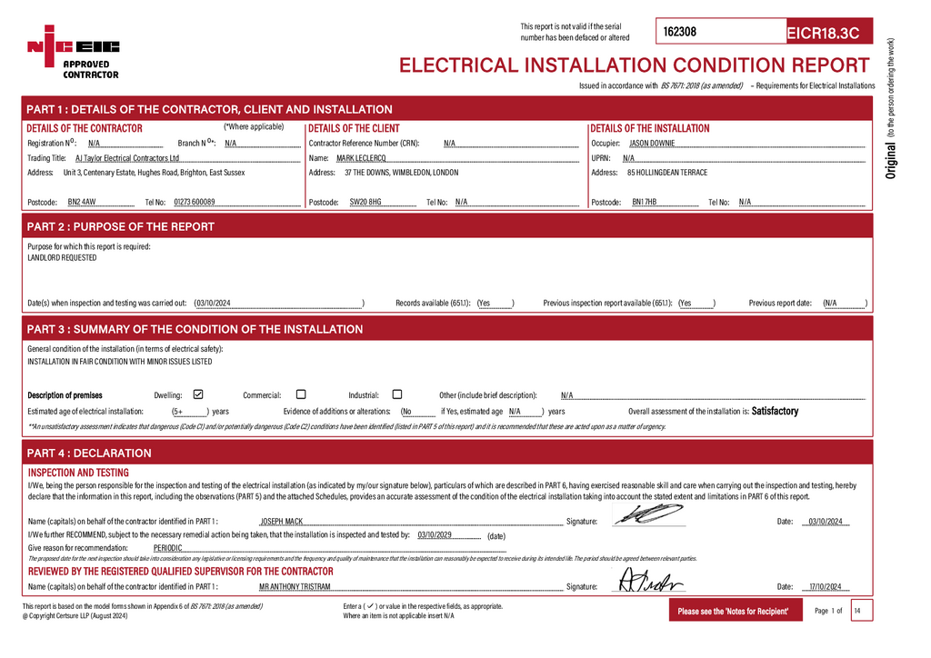 EPC Certificate