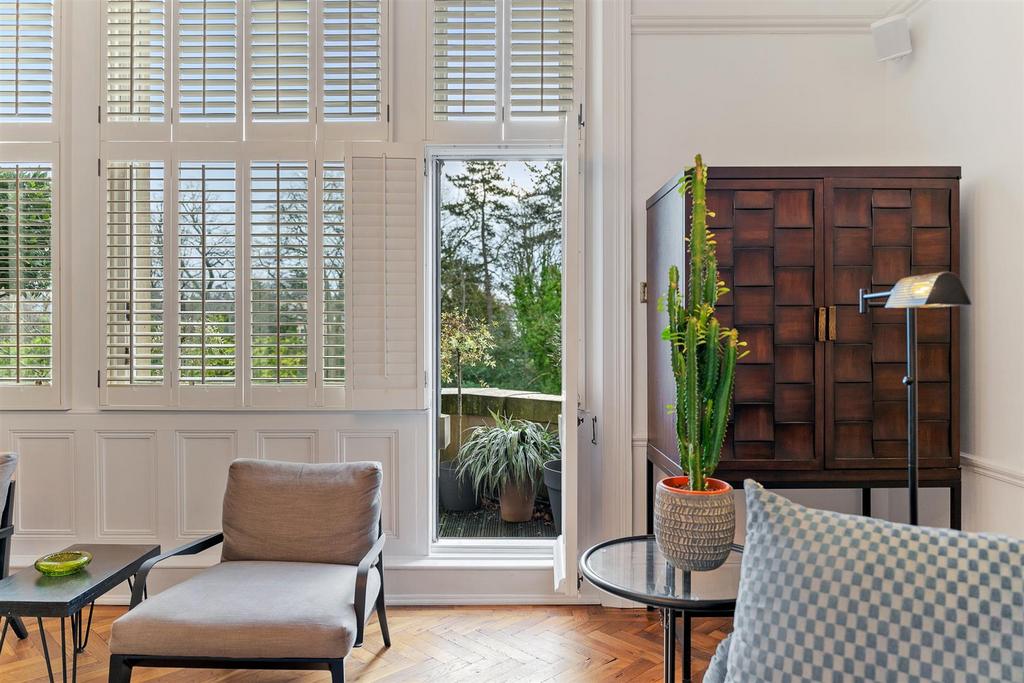 Sitting Area and door to balcony