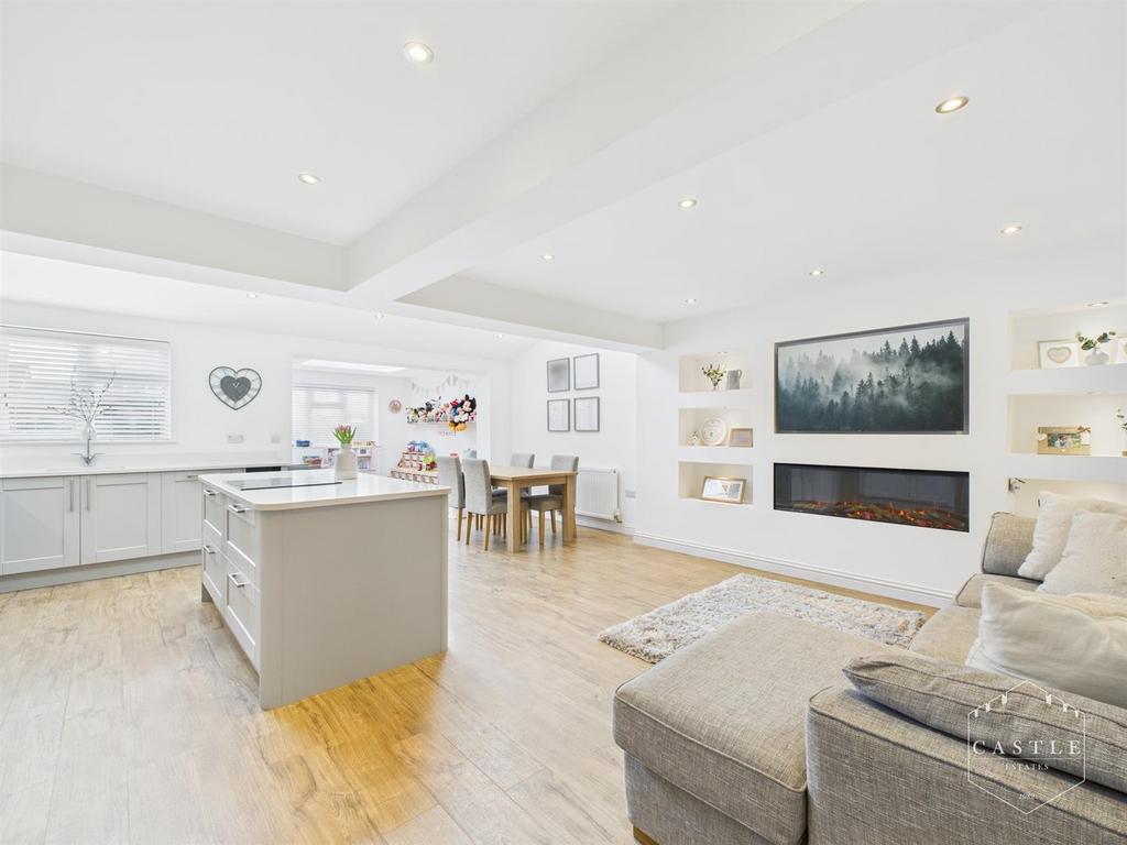 Open plan living kitchen