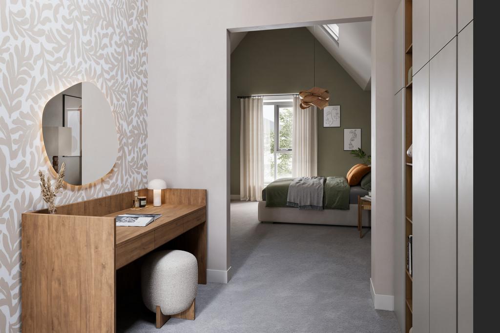 Top floor bedroom
