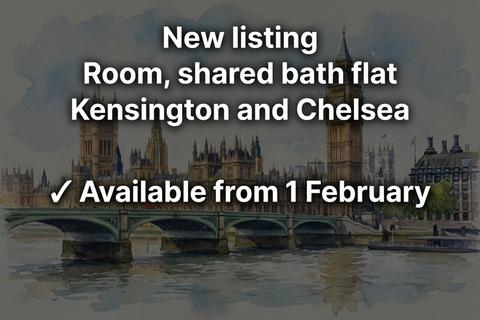 2 bedroom flat share to rent, Kenway Road