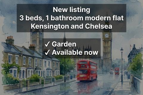 3 bedroom ground floor flat to rent, Philbeach Gardens