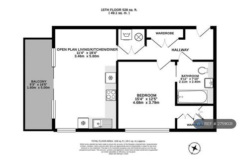 1 bedroom flat to rent, Perilla House, London, E1