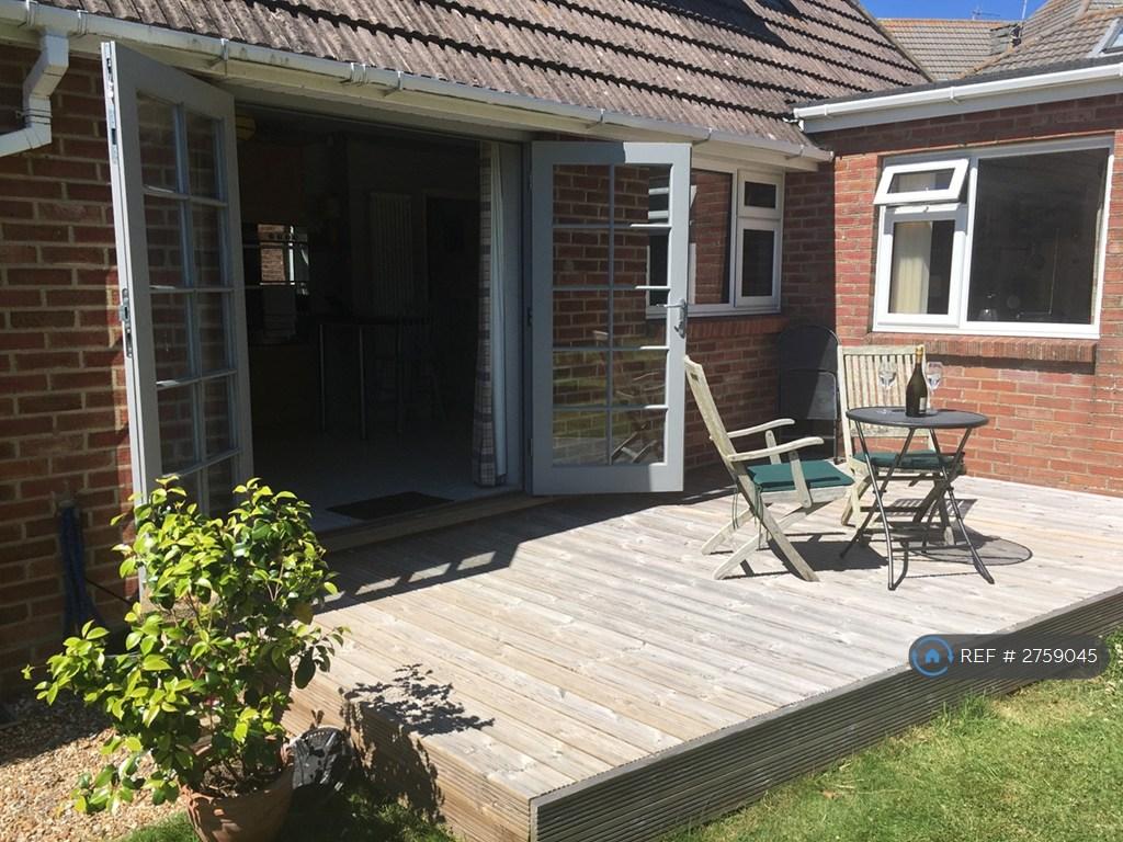 Deck Via French Doors From Kitchen