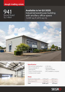 Warehouse to rent, 941-942 Yeovil Rd Slough SL1 4JG