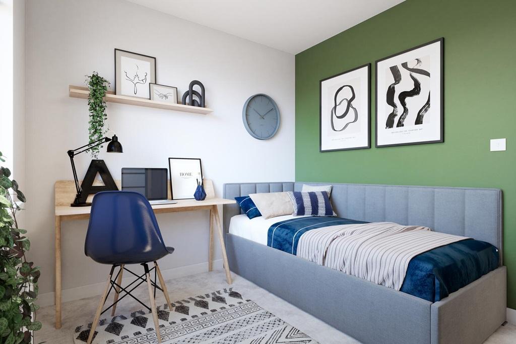 Bedroom 4 could also work well as a home office