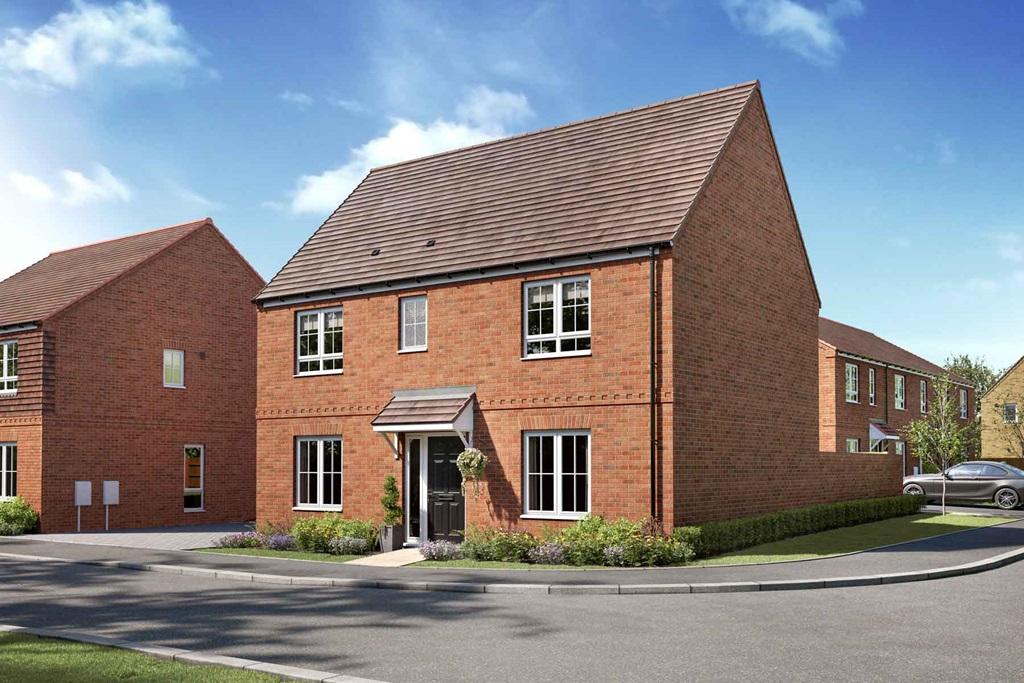 Artist's impression of a typical Tewksdale home