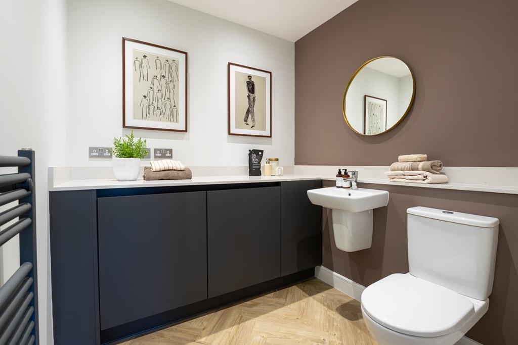 A downstairs cloakroom &amp; utility adds convenience