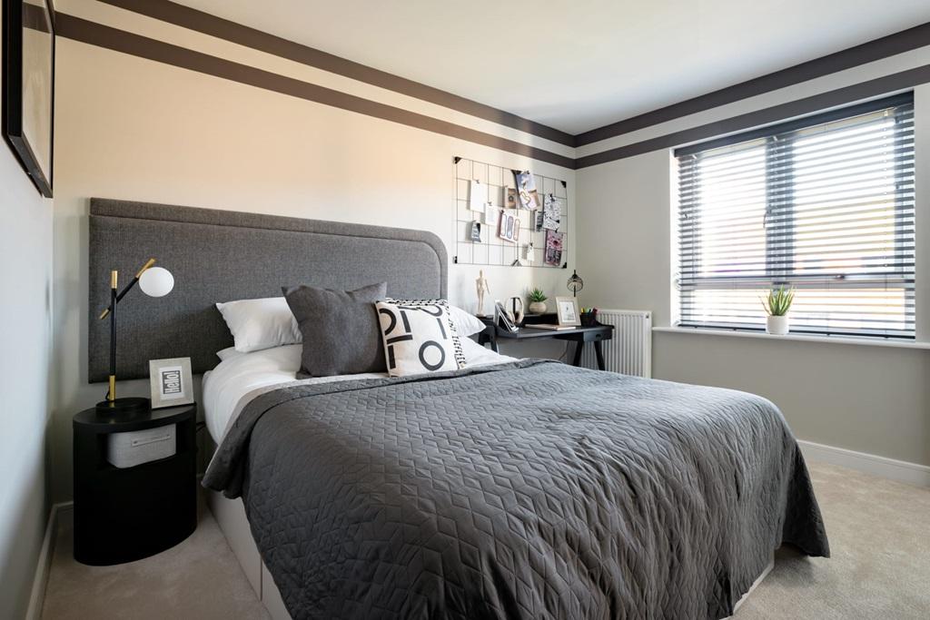 Bedroom 3 is ideal for guests staying over