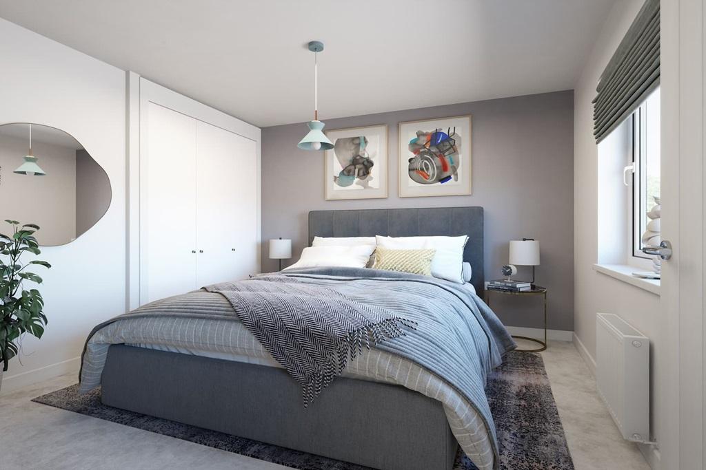 Bedroom 3 is a generous double