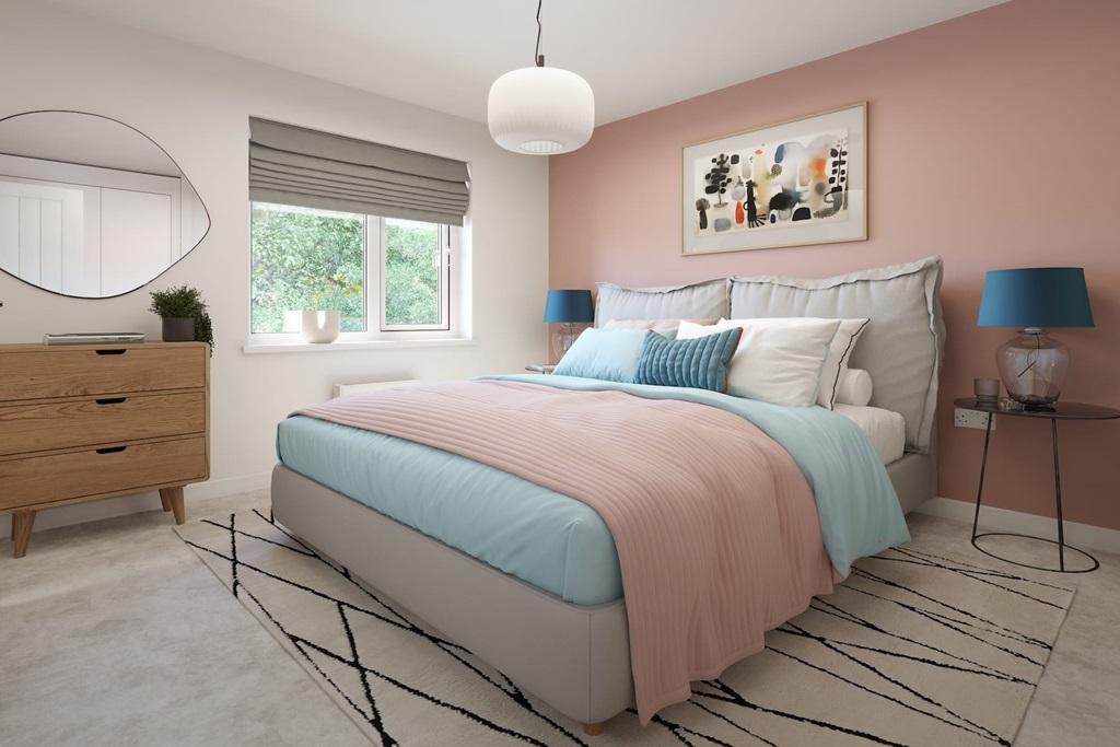 Main bedroom with space for a large bed