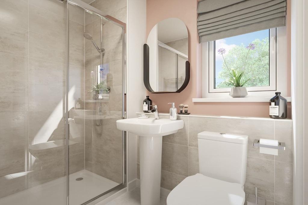 An en-suite bathroom away from the family