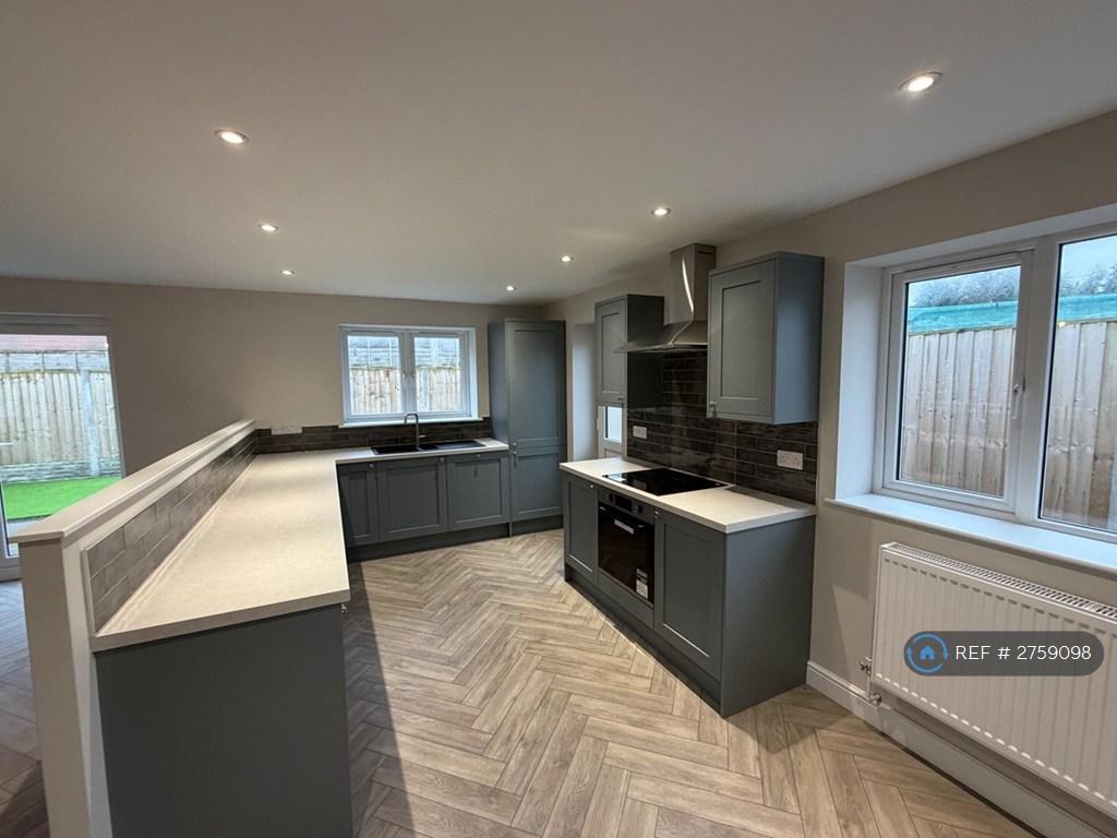 Modern Open Plan Kitchen And Living Space