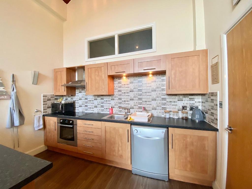 Open plan kitchen area