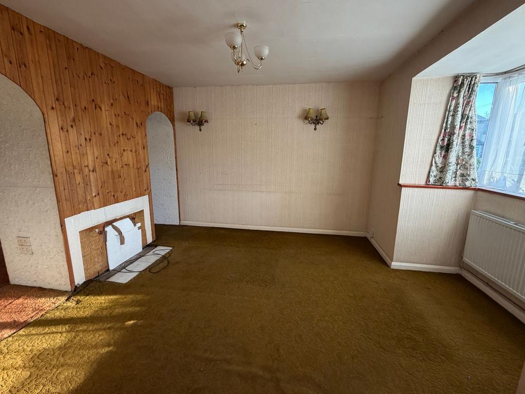 Living room, fireplace
