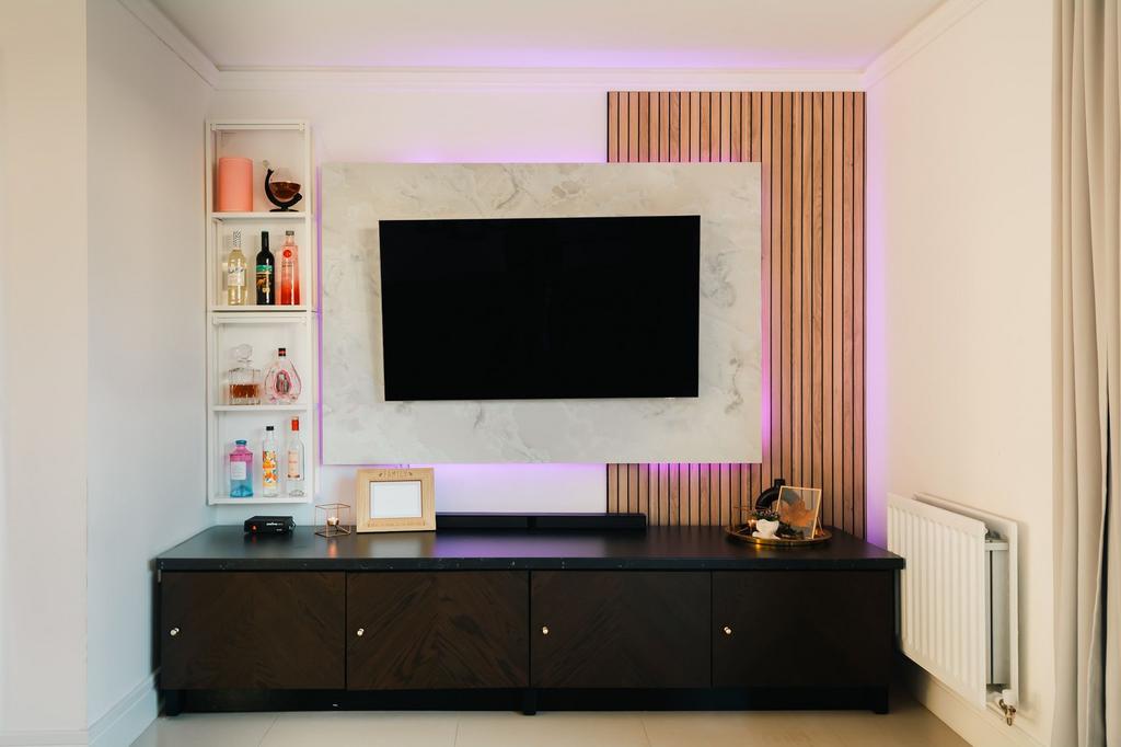 Media Wall Living Area