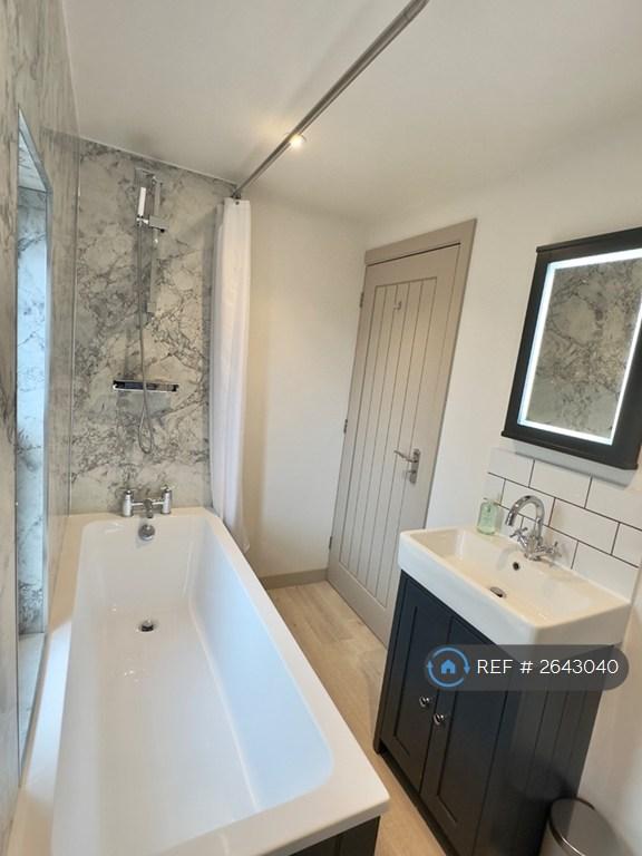 Ensuite In Back Studio Has Bath With Shower