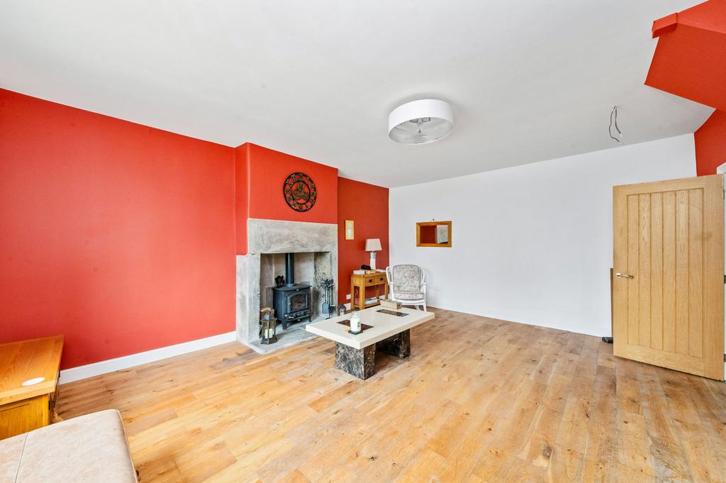 Open plan living dining room