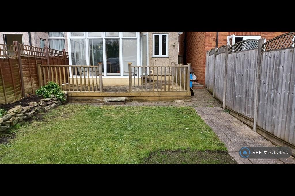 Sunny Garden With Deck