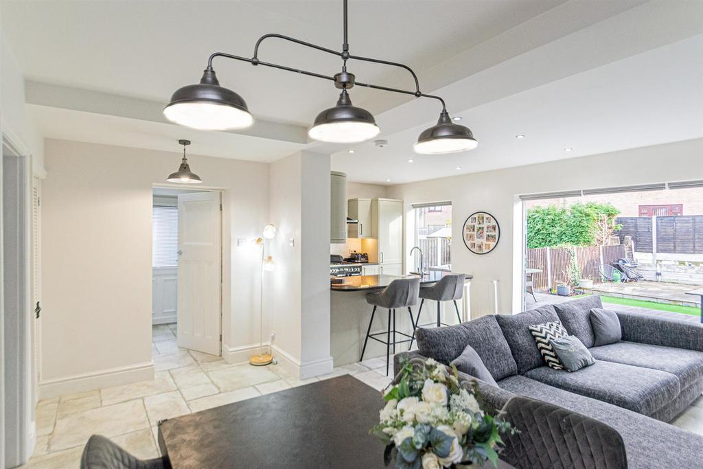 Dining Kitchen &amp; Family Room View