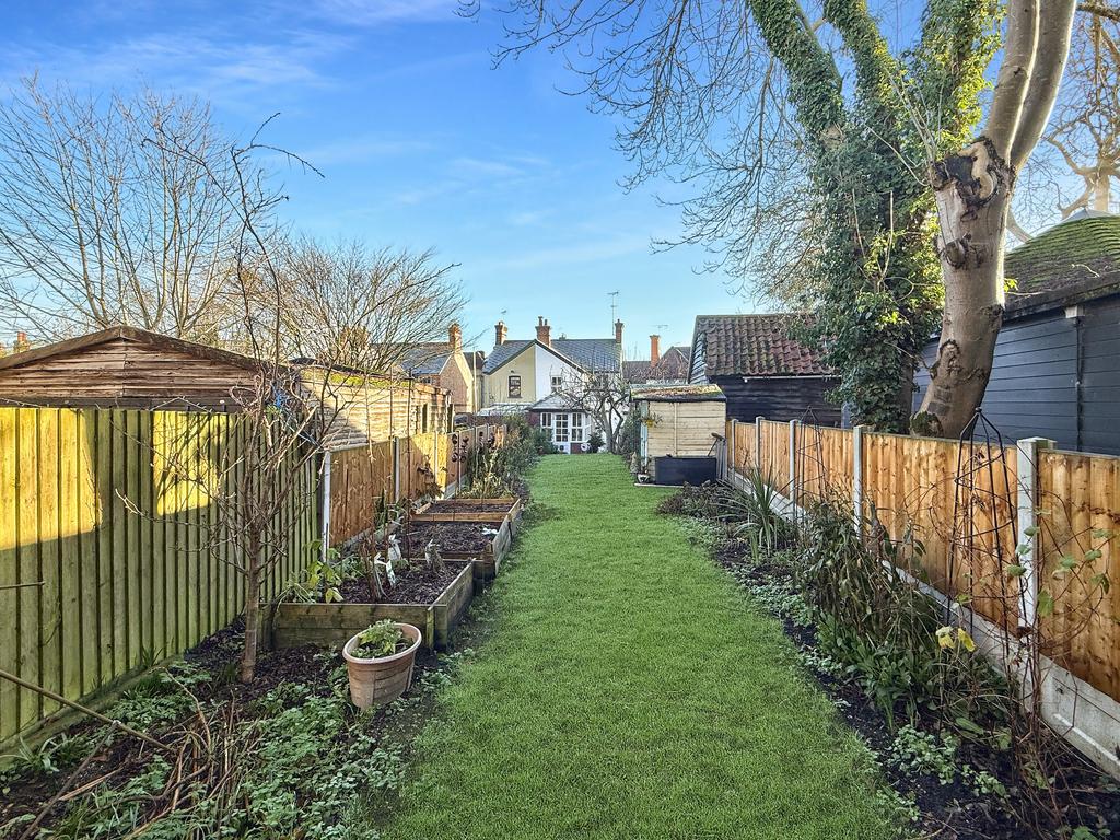 Rear Garden Featuring Large Patio Area