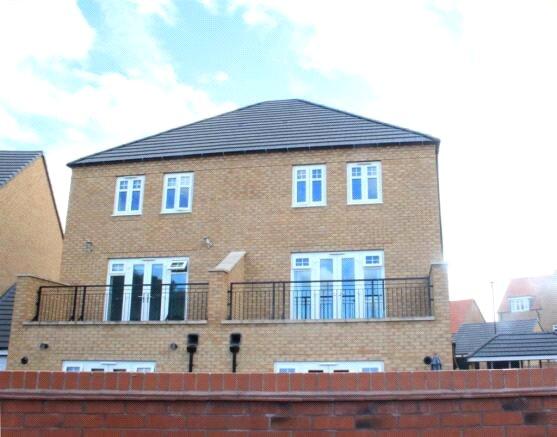 Rear Of Home