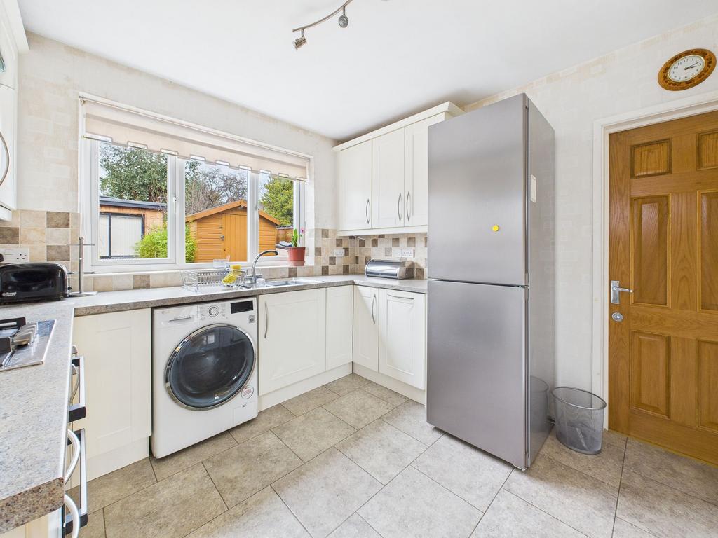 Kitchen through to Bathroom