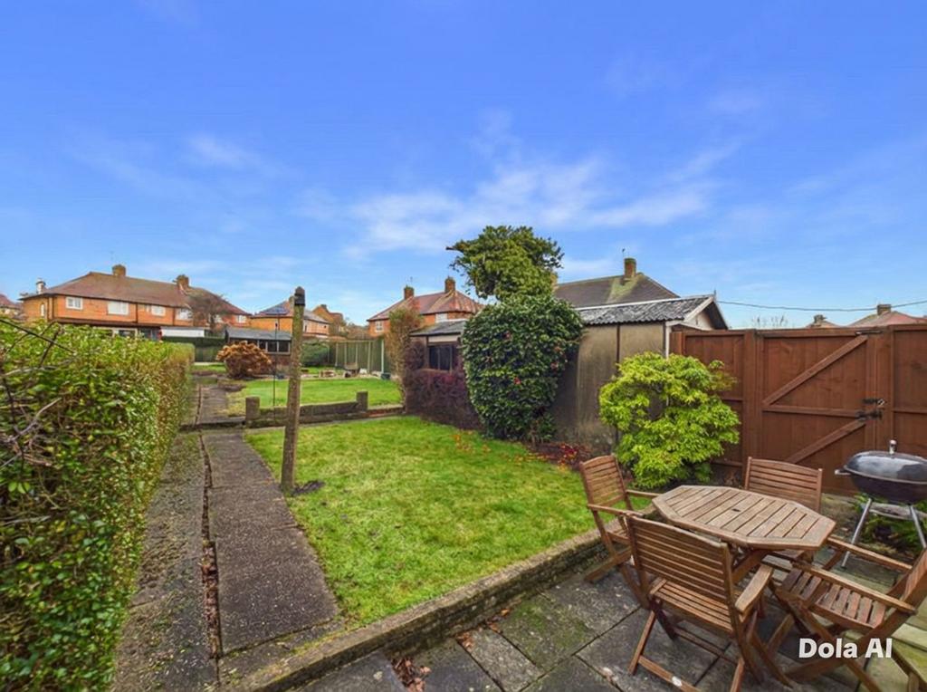 Rear garden