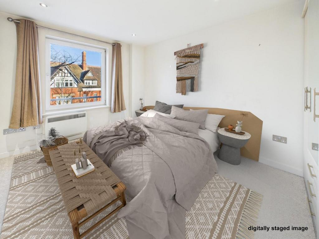 Bedroom (digitally staged)