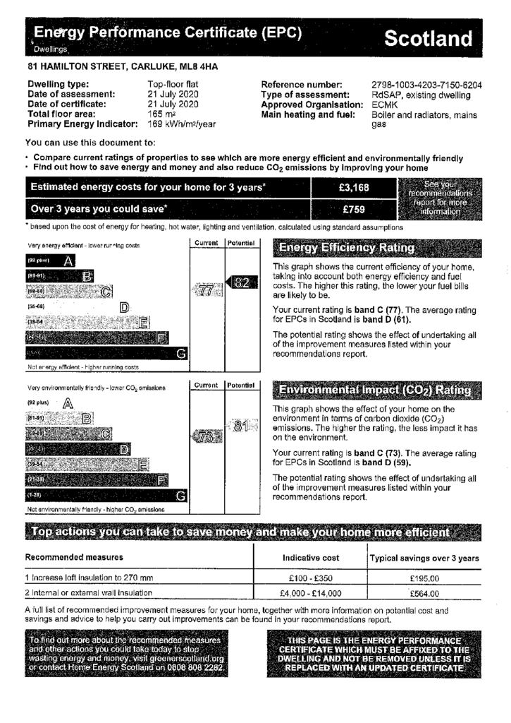 EPC Certificate
