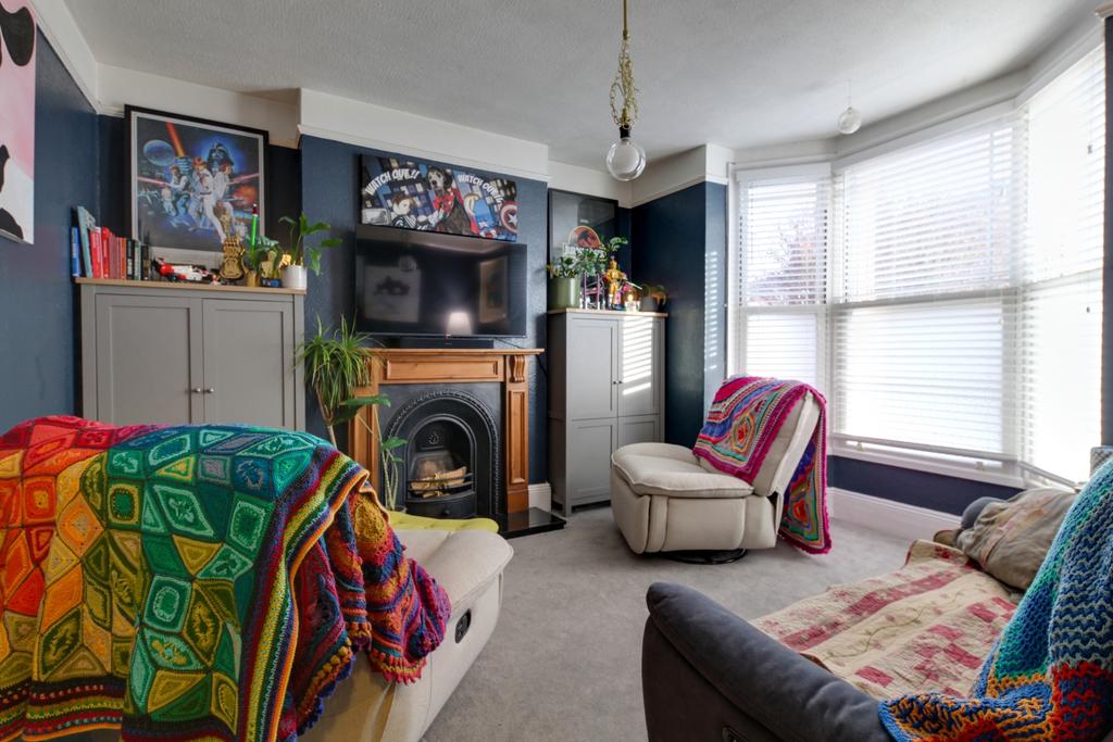 Cosy modernised Reception room with generous bay s