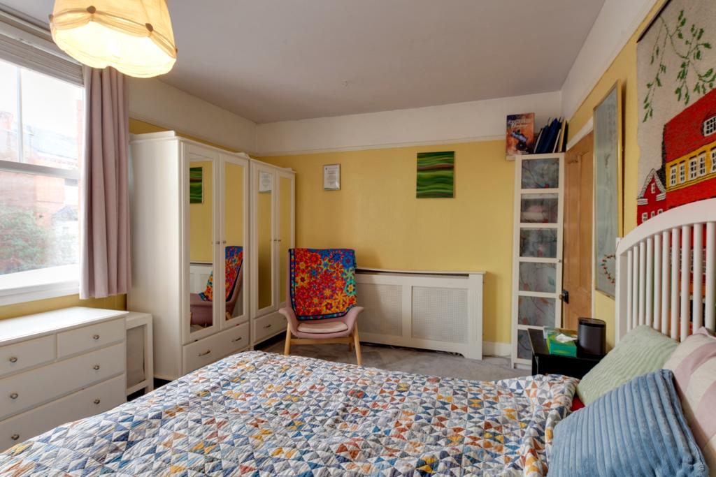 View of large front bedroom