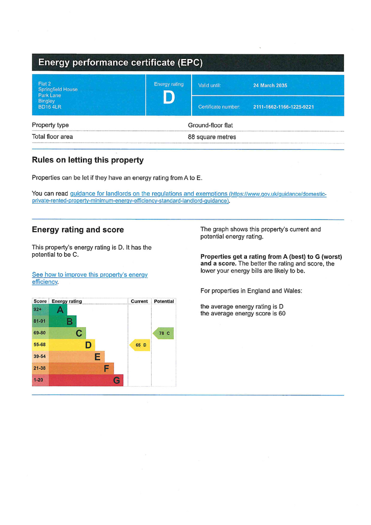 EPC Certificate