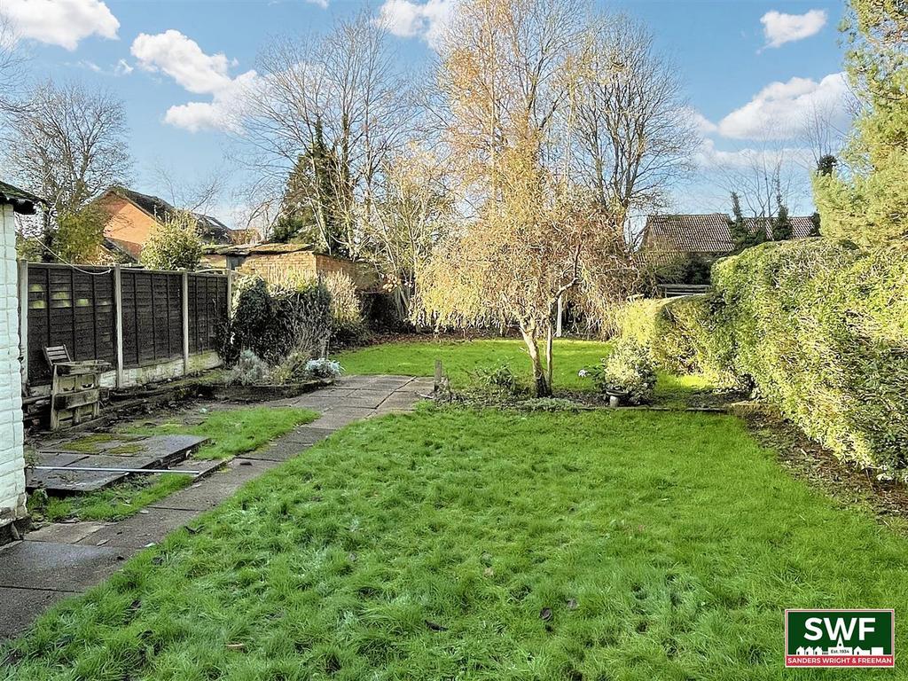 Rear garden