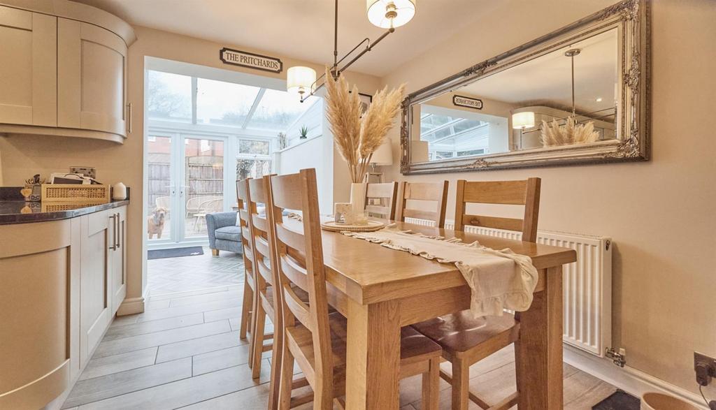 Refitted Open Plan Living Dining Kitchen to Rear