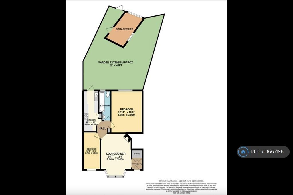 Floorplan - Garage/Shed Removed