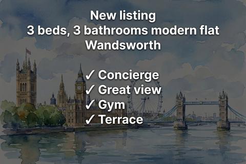 3 bedroom flat to rent, Nine Elms Lane